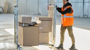 Mesh Trolley For Warehouse, Airport & Hospital