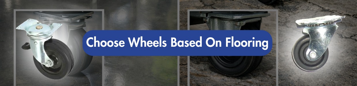 Different industrial castor wheels selected according to floor surface conditions | Rexello Castors