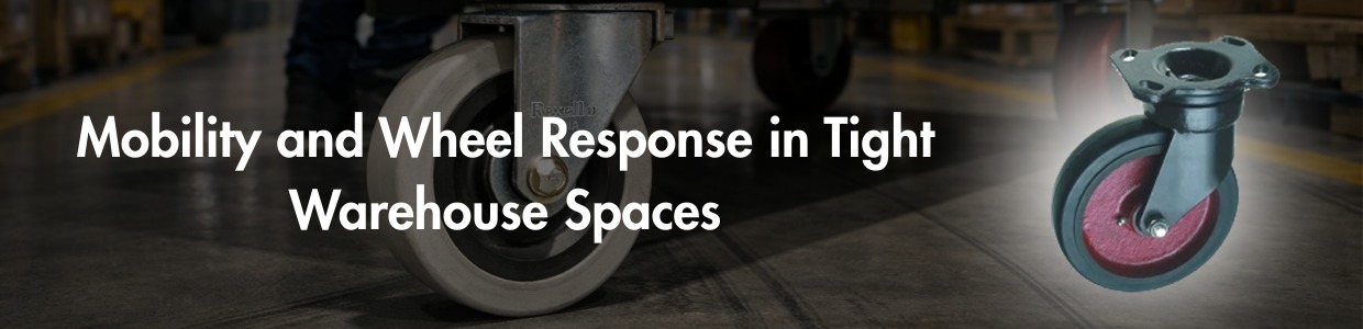 Industrial castor wheel providing maneuverability in tight warehouse aisles | Rexello Castors