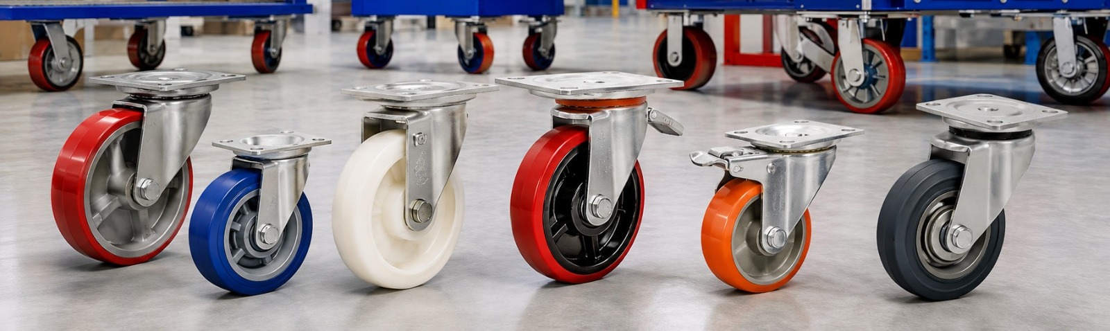 Types of Castor Wheels and Their Industrial Applications